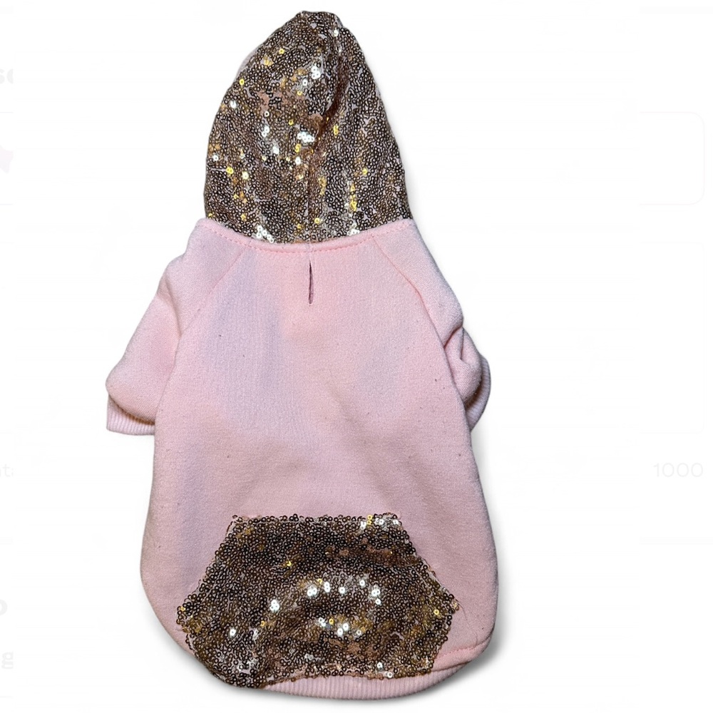 FRISCO DOG/CAT SEQUINED HOODIE SIZE SMALL